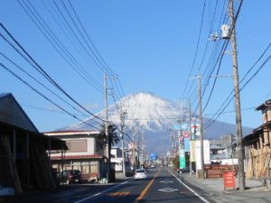 今朝の富士山