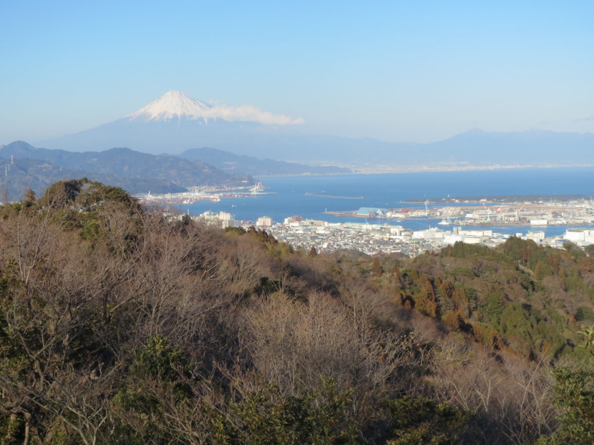 日本平からの富士山と愛鷹山