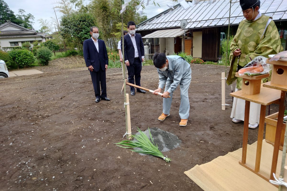 御殿場市注文住宅、地鎮祭