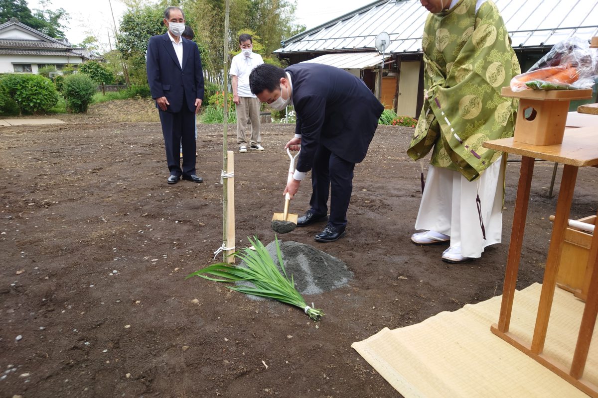 御殿場市注文住宅、地鎮祭