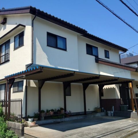 御殿場市リフォーム工事、外壁再塗装
