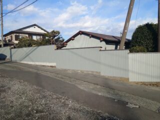 御殿場市エクステリア工事、塀のリフォーム