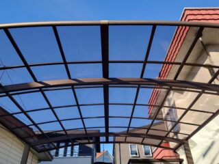 御殿場市カーポート屋根の張り替え工事