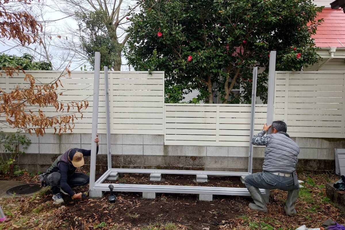 御殿場市物置設置工事